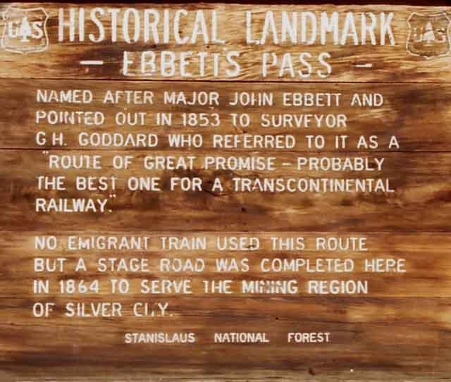 Ebbetts Pass Historical Monument